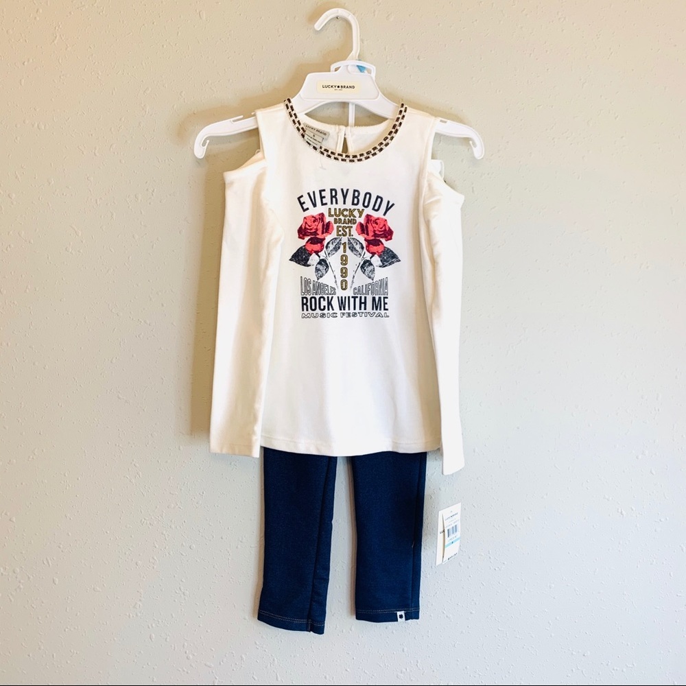 Lucky Brand Girl 2 Piece Set/Sz:5/NWT